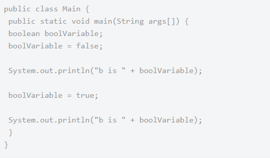 Java基础学习：java布尔类型方法