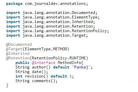 Java基础学习：java的注释方法