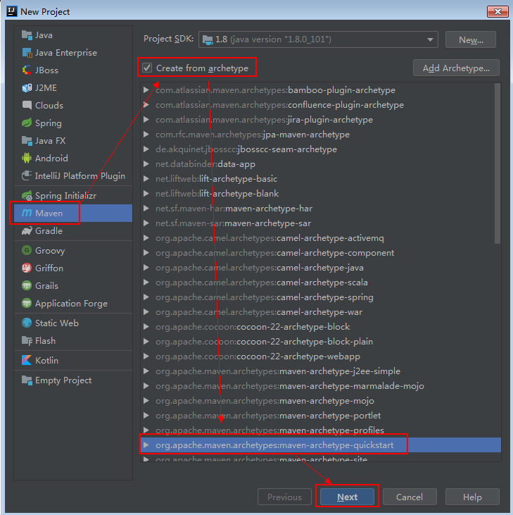 IDEA创建Maven Java工程